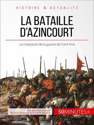 cover image of La bataille d'Azincourt